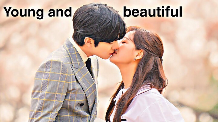 Kang Tae-Mu x Shin Ha-ri- Young and Beautiful + (1×12) √Business proposal finaly {FMV} Scene Kiss