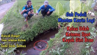 PARAHH!! Mancing di Selokan Kecil ISINYA IKAN GEDE GEDE || PANEN BROO!! (Part1)