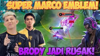 EMBLEM SUPER MARCO INI BIKIN BRODY RUSAK JADI HERO TOP TIER !!