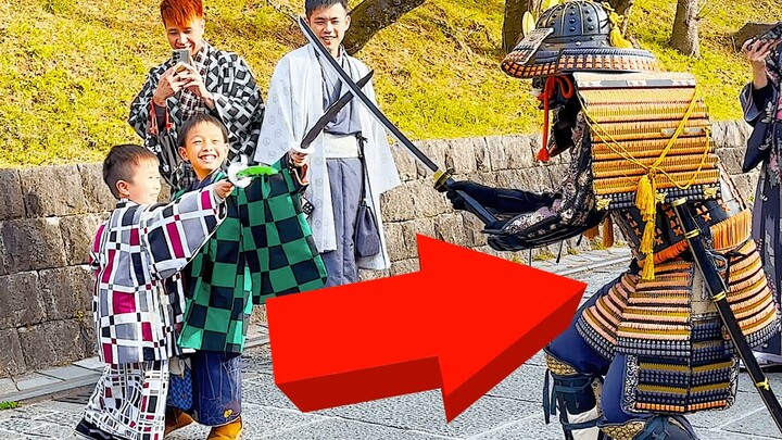 #45 SAMURAI Mannequin Prank in Kyoto Japan | Japanese prank for traveler at Kiyomizu Temple