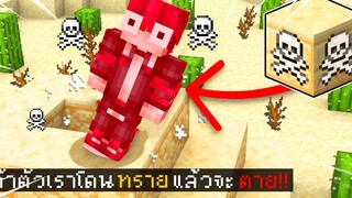 🔥โคตรโหด!!【"จะเป็นไง ถ้าเราโดนทรายแล้วเราจะตาย!!"】 (Minecraft Datapack)