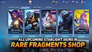 UPCOMING SKIN IN RARE FRAGMENT SHOP | MLBB RARE FRAGMENT SHOP UPDATE 2022 | FREE RARE FRAGMENTS MLBB