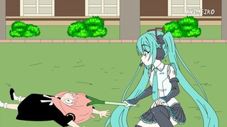 Hatsume Miku Meets Anya With A Twist