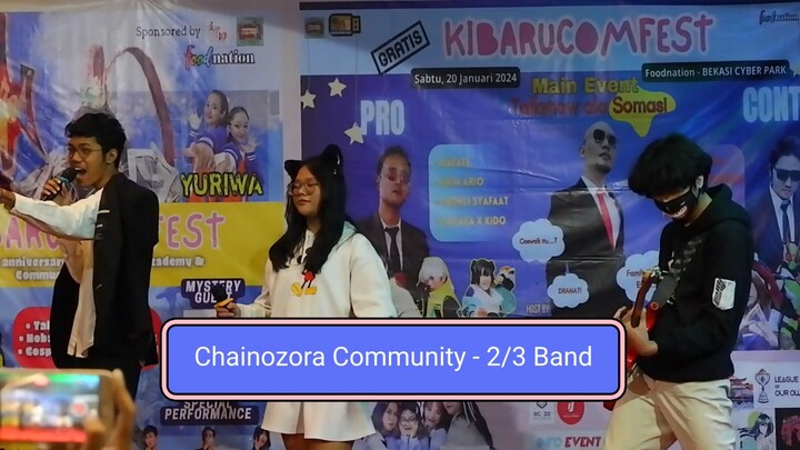 penampilan chainozora community di KibaruComfest