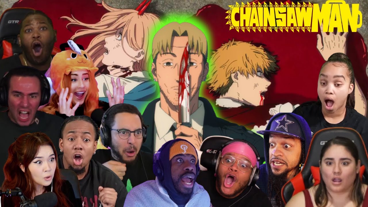 Chainsaw Man Episode 1 Reaction Mashup