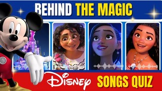 ✨ 🎬 🏰 Behind the Magic: Disney Songs Quiz | Disney Music Trivia & Behind-the-Scenes Tour 🎤🎶