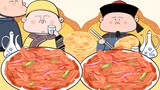 - Mukbang animasi Legenda Zhen Huan｜Oranye Gemuk Besar dan daging kambing panggang Nian Gengyao yang