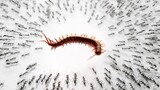 Giant Centipede Enters the Nest of Fierce Ants, Ready for Battle!