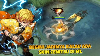 Begini Jadinya Kalau ada Skin "Zenitsu⚡" di Mobile Legends😱