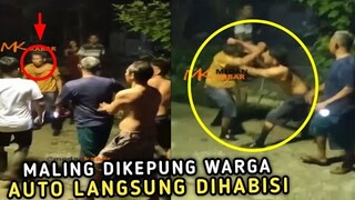 MALING APES 2024 || Pelaku Dikepung Warga Auto Dikasih Salam Olahraga !! Rekaman CCTV