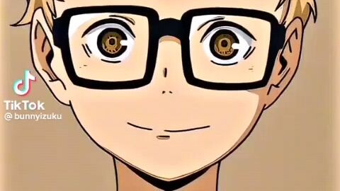 Tsukishima (Four eyes)😩🤚✨