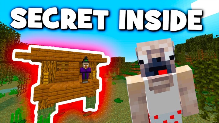 SECRET IN A WITCH HOUSE IN MINECRAFT