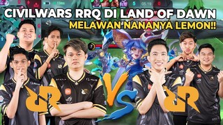 RANKED RASA SCRIM, PERTARUNGAN ROSTER RRQ DI LAND OF DAWN - MLBB