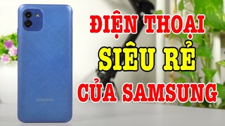 Mở hộp Galaxy A03 điện thoại SIÊU RẺ của Samsung sẽ có gì?