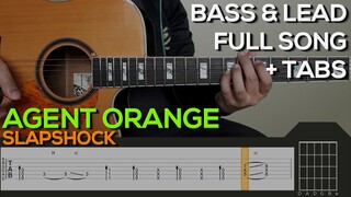 Slapshock - Agent Orange Guitar Tutorial [BASS, LEAD, FULL SONG + TABS] [R.I.P JAMIR GARCIA]