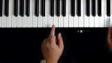 The piano version of "Mitsuba のテーマ" your name, simple piano teaching