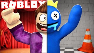 Wir WERDEN RAINBOW FRIENDS MONSTER in Roblox! (Find The Floppa Morphs)