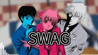 [AI Gintoki & Kagura & Shinbaji] แร็พสุดจริงจัง "Swag" โดย Wanshiwu trio