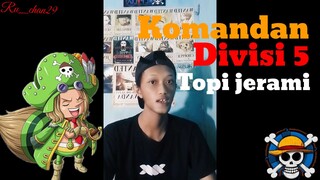 One piece Komandan Divisi 5 Topi jerami