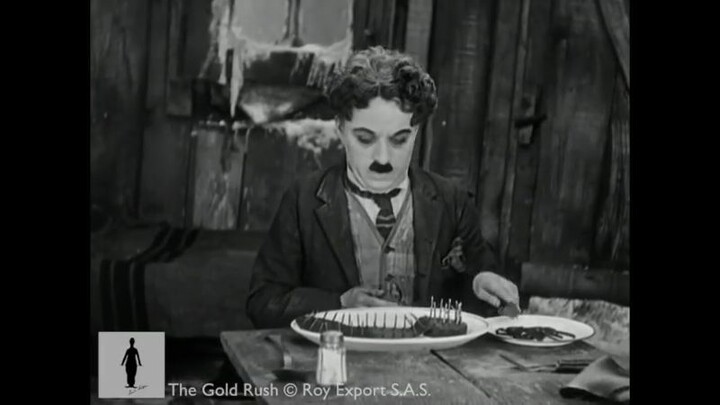 Charlie Chaplin Eating His Shoe  The Gold Rush_480p