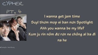 [Phiên âm tiếng Việt] Cypher Pt.4 - BTS (Suga, J-Hope, RM)