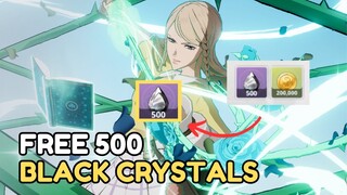 Cara Mendapatkan Free BLACK CRYSTALS 500 - Black Clover Mobile