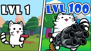 Cat war - Xạ Thủ Mèo Con Tiến Hóa Và Sử Dụng Siêu Súng Máy - Top Game Cực Hay Android Ios