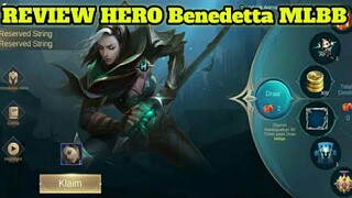 EVENT Benedetta RESERVED STRING MLBB ADVANCE SERVER!!! REVIEW HERO Benedetta