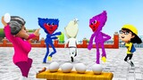 Scary Teacher 3D MissT Throw Egg Challenge Who Faster Games - Ice Scream Neighbor Coffin Dance Ep.07