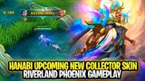 Hanabi Upcoming New Collector Skin Riverland Phoenix Gameplay | Mobile Legends: Bang Bang