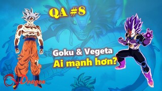 [QA#8]. Rồng thần Toronbo do ai tạo ra? Hiện tại, Goku và Vegeta ai mạnh hơn?