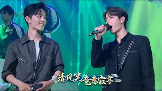 【ENG SUB】王一博YIBO、肖战XiaoZhan“一战组合”演唱《沧海一声笑》《 A Laughter in the Sea》，改编超好听！