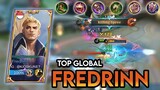Gameplay!! New Hero FREDRINN | Best Build And Emblem | Top Global - MLBB