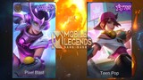WANWAN Pixel Blast VS Teen Pop Skin Comparison | Mobile Legends