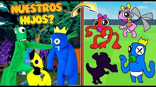 😱Hijos Bebés! Reto de dibujo! Rainbow Friends Roblox! El Show de BYN!