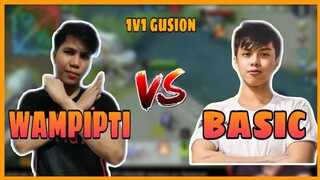 WAMPIPTI VS BASIC (1V1 GUSION) | TINARASTOK ANG ONIC PH | MLBB GAMEPLAY!