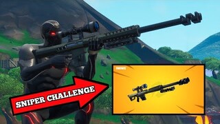 SNIPER ONLY CHALLENGE# Fortnite battle royale