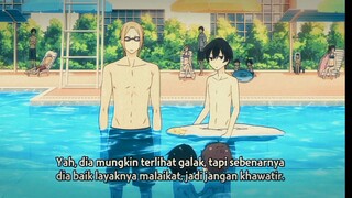 orang mager ketika berenang🗿
