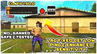 Free Fire lag Fix 1gb ram / Enhanced Sensitivity Using Hex Codes/Free Fire Fix lag Config 1.50.0