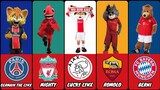 MASKOT KLUB SEPAK BOLA EROPA