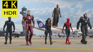 Captain America 3: Perang Bandara】Ini adalah 4K yang asli】Dapatkah ponsel Anda tahan?