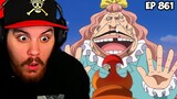 One Piece Episode 861 REACTION | The Cake Sank?! Sanji and Bege's Getaway Battle!