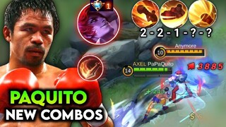NEW BUFF PAQUITO COMBOS TUTORIAL FOR BEGINNERS | EASY AND SIMPLE COMBOS FOR PAQUITO | MLBB