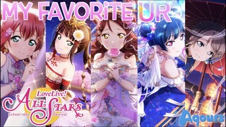 My Favorite UR Outfits in SIFAS for Aqours