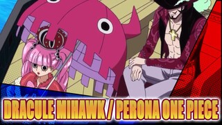 Dracule Mihawk Giving All His Care to Perona