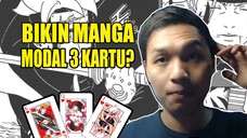 Apa bisa Gambar Manga hanya bermodal 3 kartu ?