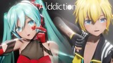 【MMD MV】[A]ddiction - Hatsune Miku ・Kagamine Len (English / Romaji Sub)【YYB 初音ミク ・YYB 鏡音レン】Full Song