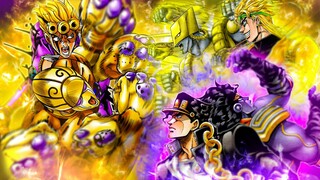 GIORNO VS JOTARO AND DIO