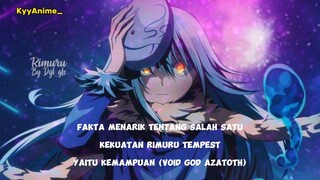 FAKTA MENARIK TENTANG SALAH SATU KEKUATAN RIMURU TEMPEST YAITU KEMAMPUAN (VOID GOD AZATOTH)