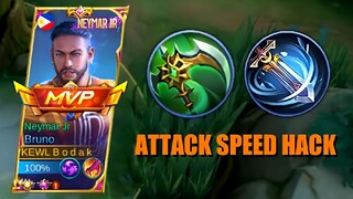 BRUNO ATTACK SPEED HACK - MLBB BRUNO